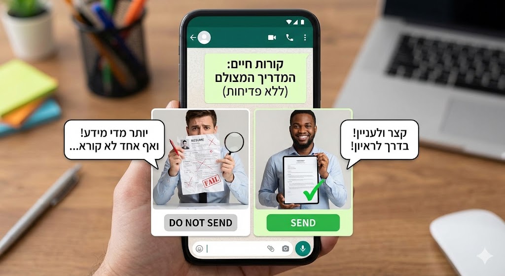 תמונה ראשית עבור הפוסט: האם קורות החיים שלכם עוברים את "מבחן 10 השניות"?